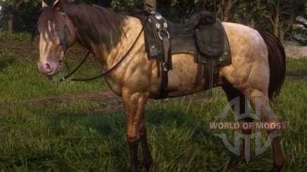 Red Dead Redemption 2 - Cavalo Warmblood Holandês Ruano Chocolate RDR2