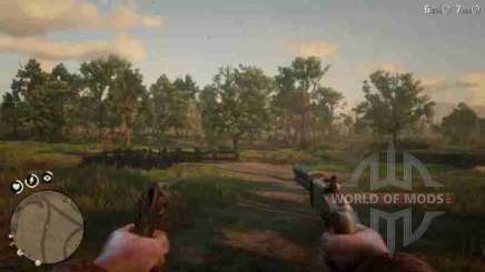 Tiroteio com duas armas em RDR 2