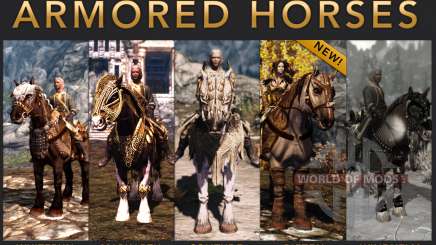 Armaduras para cavalos para Skyrim