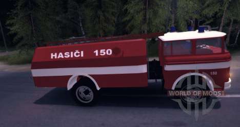 LIAZ (Skoda) 706 RT - old firetruck para Spin Tires