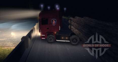 Scania R620 Logging Truck para Spin Tires