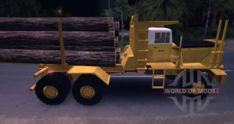 Caminhão de madeira Hayes HQ 142 (HDX) com semi- para Spin Tires