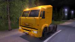 KAMAZ-65116 amarelo para Spin Tires