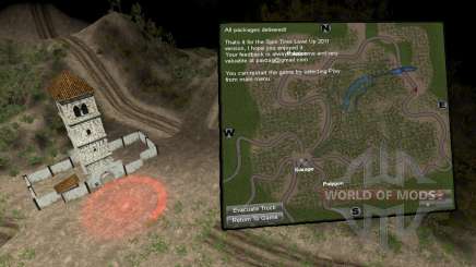 Mapa de Rolling Hills para Spin Tires