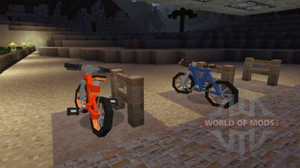 PokeCycle Mod - motos para Minecraft