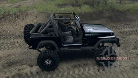 Jeep Wrangler YJ Sahara para Spin Tires