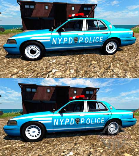 Ford Crown Victoria NYPD para BeamNG Drive