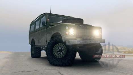 Land Rover Defender Olive para Spin Tires