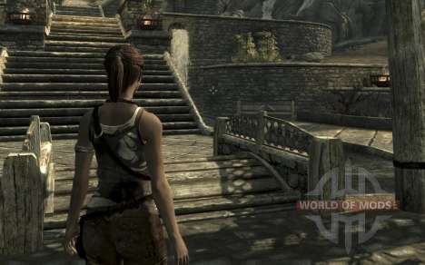 Roupas e as armas de Lara Croft para Skyrim