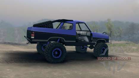 Dodge Ramcharger trail para Spin Tires