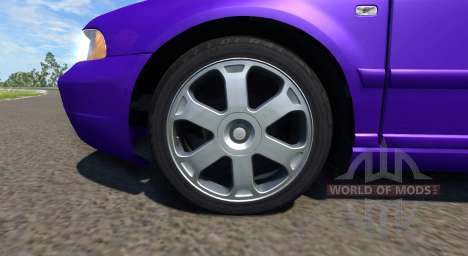 Audi S4 2000 [Pantone Violet C] para BeamNG Drive