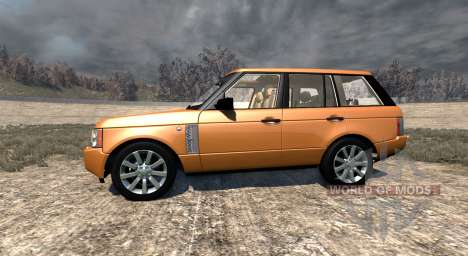Range Rover Supercharged 2008 [Orange] para BeamNG Drive