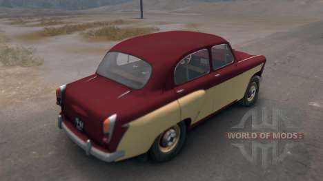 Moskvich 407 para Spin Tires