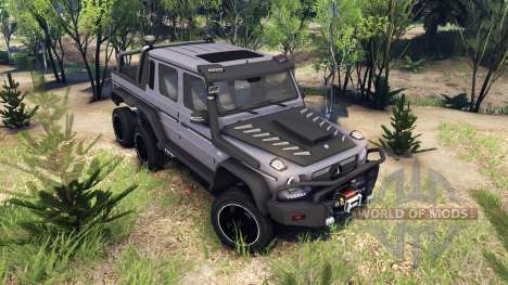 Mercedes-Benz G65 AMG 6x6 Ultimate para Spin Tires