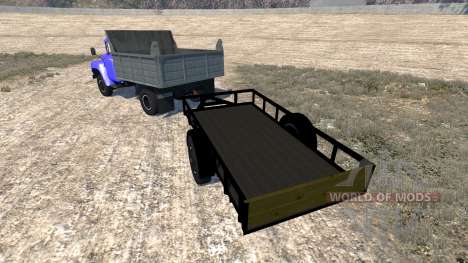 ZIL-130-trailer para BeamNG Drive