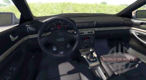 Audi S4 2000 [Pantone Reflex Blue C] para BeamNG Drive
