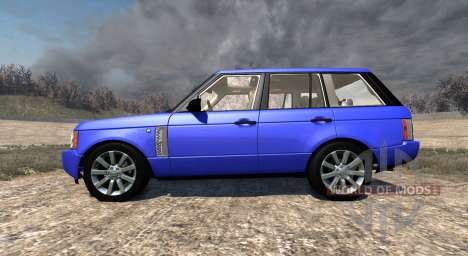 Range Rover Supercharged 2008 [Blue] para BeamNG Drive