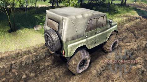 УАЗ-469 Monster Truck v3 para Spin Tires