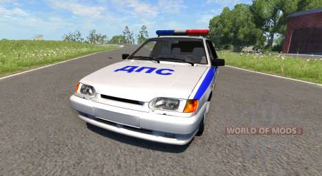 VAZ-2115 Polícia para BeamNG Drive