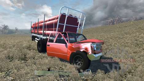 Gavril D-Series full size logging trailer para BeamNG Drive