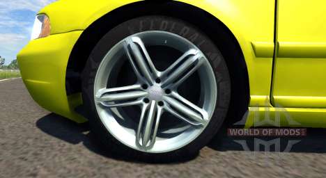 Audi S4 2000 [Pantone Yellow 012 C] para BeamNG Drive
