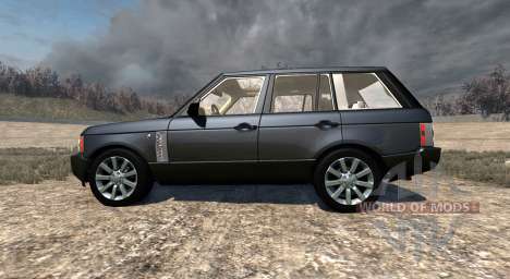 Range Rover Supercharged 2008 [Black] para BeamNG Drive