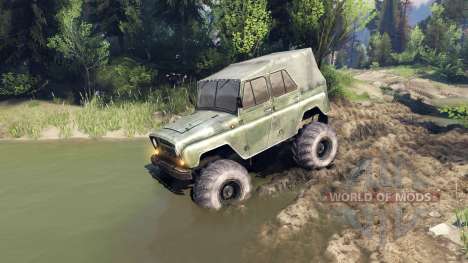 УАЗ-469 Monster Truck v3 para Spin Tires