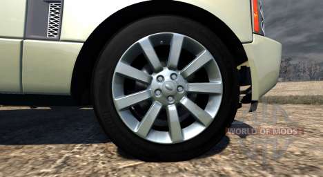 Range Rover Supercharged 2008 [Beige] para BeamNG Drive