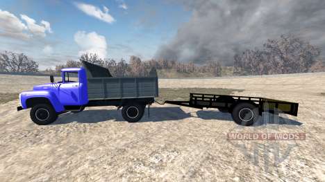 ZIL-130-trailer para BeamNG Drive