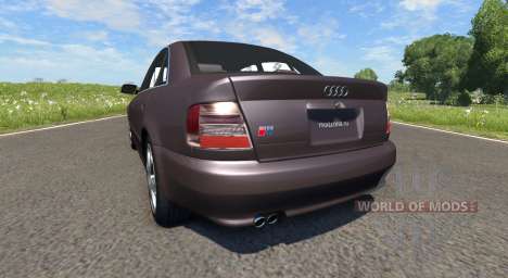 Audi S4 2000 [Pantone Black 5 C] para BeamNG Drive