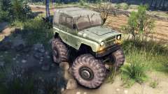 УАЗ-469 Monster Truck v2 para Spin Tires
