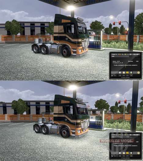Alteração de preços para a gasolina para Euro Truck Simulator 2