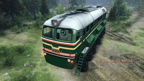 A Locomotiva A Diesel M62 para Spin Tires