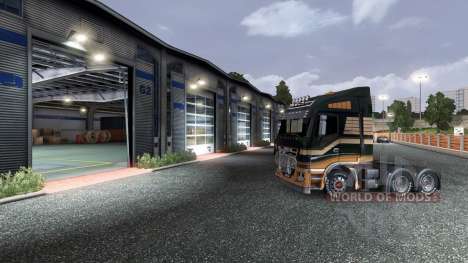 Anteriormente abertura da porta de garagem para Euro Truck Simulator 2