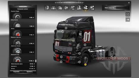 Acessórios ao ar livre para Euro Truck Simulator 2