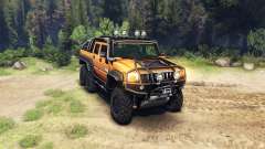 Hummer H2 SUT 6x6 para Spin Tires