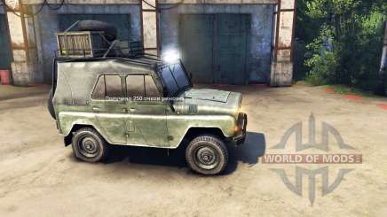 Modernizada UAZ-469 v1.1 para Spin Tires