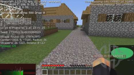 As informações sobre as aldeias para Minecraft