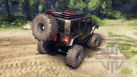 Jeep Wrangler Unlimited SID Fabtech para Spin Tires