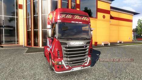 Cor-Irmãos Liotti - caminhão Scania para Euro Truck Simulator 2