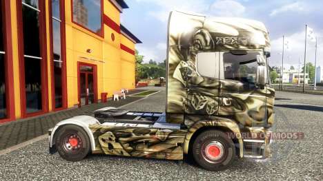Cor-Sébus Coringa - em trator Scania para Euro Truck Simulator 2