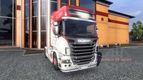 Cor-R500 - caminhão Scania para Euro Truck Simulator 2