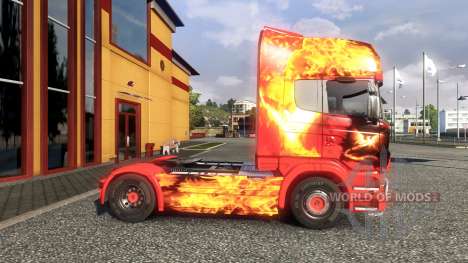 Cor-Phoenix - em trator Scania para Euro Truck Simulator 2