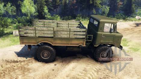 GAZ-66 caminhão :  para Spin Tires
