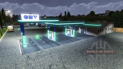 POSTO DE GASOLINA OMV para Euro Truck Simulator 2