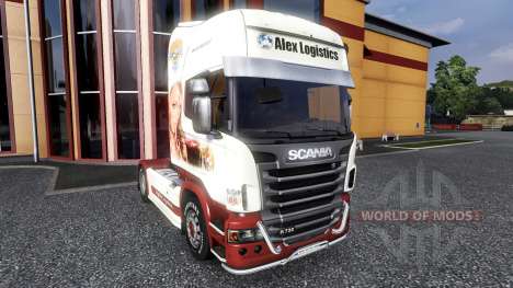 Cor-Los em uma unidade de tracionamento Scania para Euro Truck Simulator 2