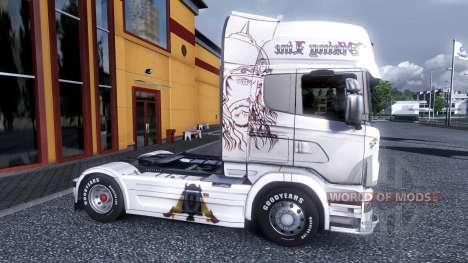 Cor-Viking Line - para o Scania truck para Euro Truck Simulator 2