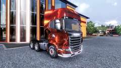 Cor-de-Dragão - caminhão Scania para Euro Truck Simulator 2