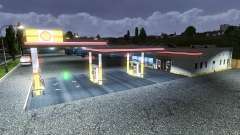 Posto de gasolina Shell para Euro Truck Simulator 2