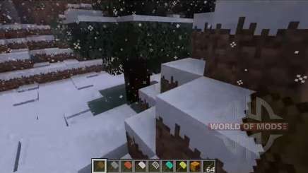 A queda de neve para Minecraft